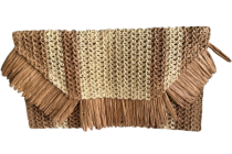 Sac pochette pour mariage blanche