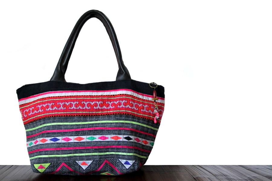 sac cabas noir femme