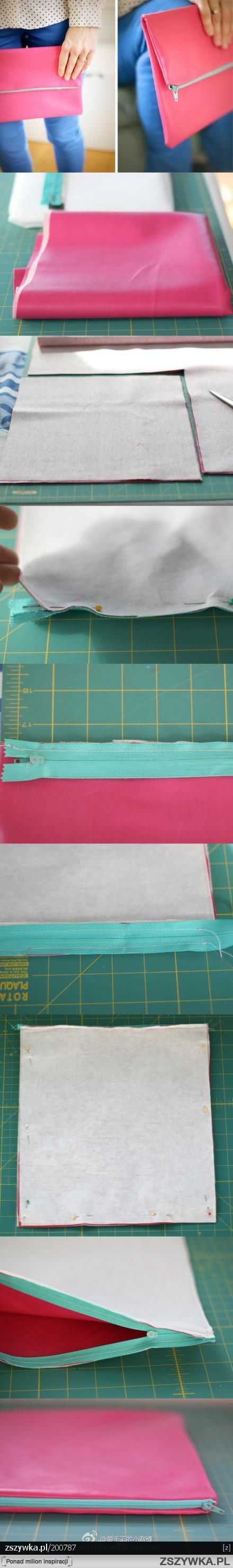 Tuto : pochette enveloppe en simili cuir - Je fais moi-même